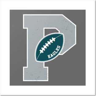 Big Bold Philadelphia Eagles Monogram Posters and Art